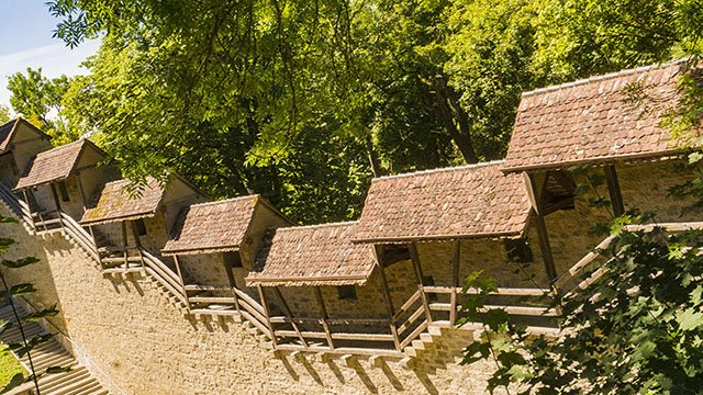 Rothenburg city wall
